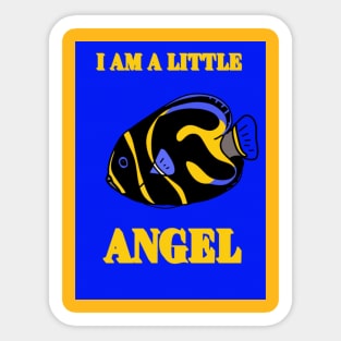 I am a Little Angel Sticker